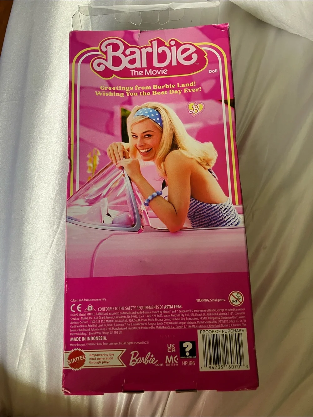 Barbie Pink Gingham Dress Doll - Blonde
